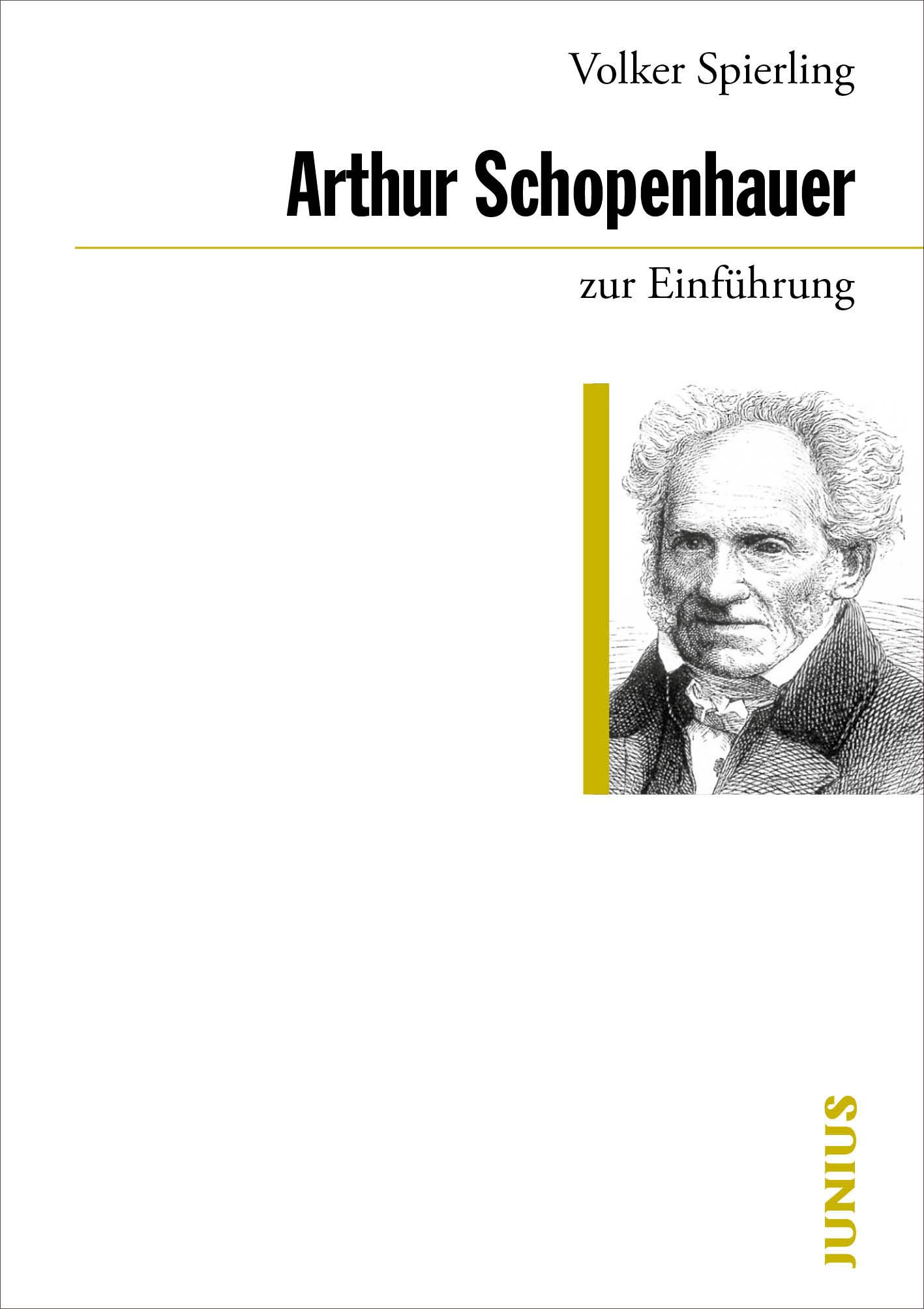 Vorderes Coverbild Arthur Schopenhauer zur Einführung