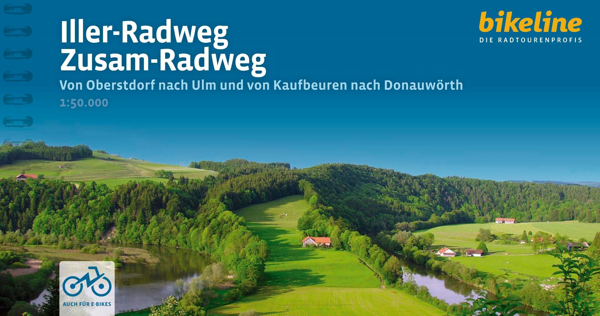 Vorderes Coverbild Bikeline Iller-Radweg / Zusam-Radweg