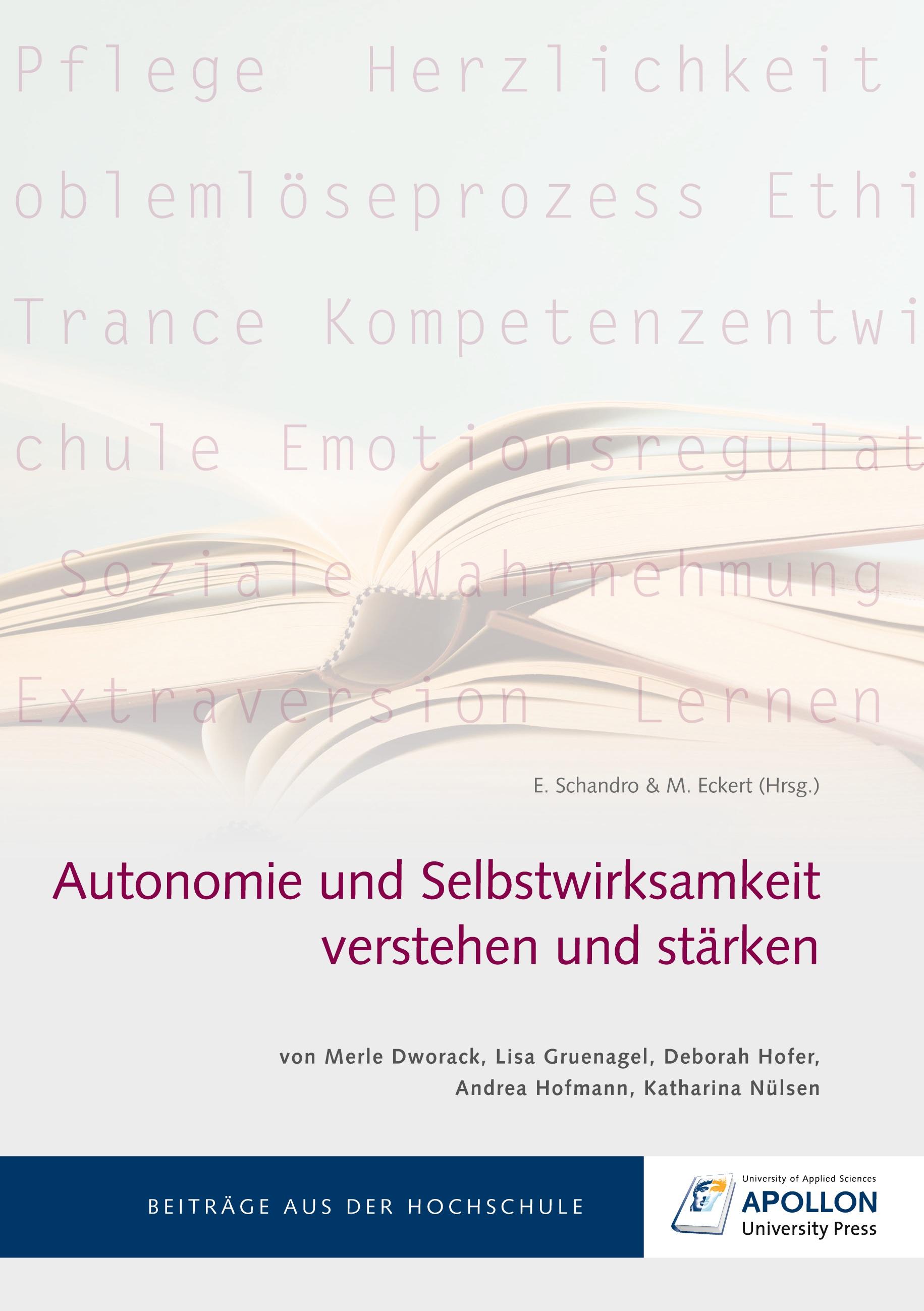 Vorderes Coverbild Autonomie und Selbstwirksamkeit verstehen und stärken