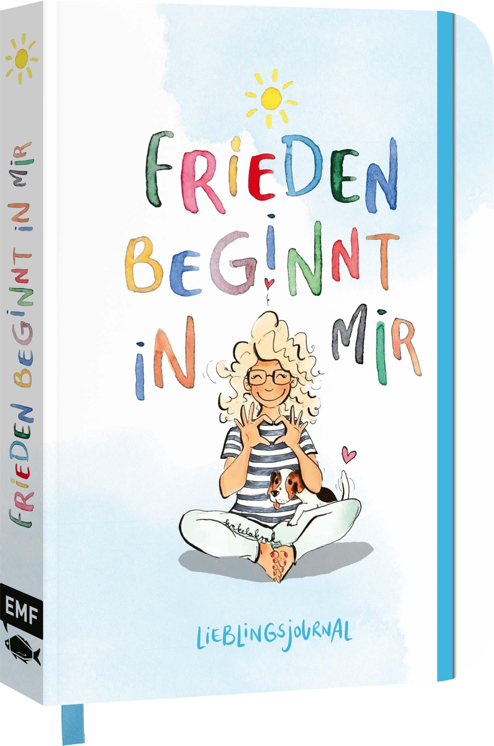 Vorderes Coverbild Dein Lieblings-Journal "Frieden beginnt in mir"