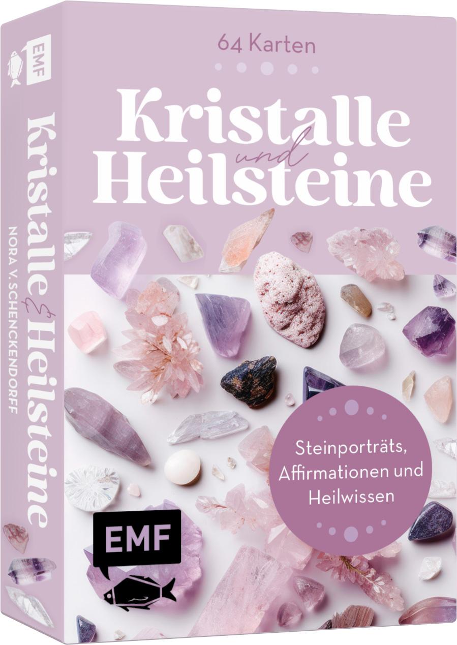 Vorderes Coverbild Kartenbox: Die Kraft der Kristalle und Heilsteine