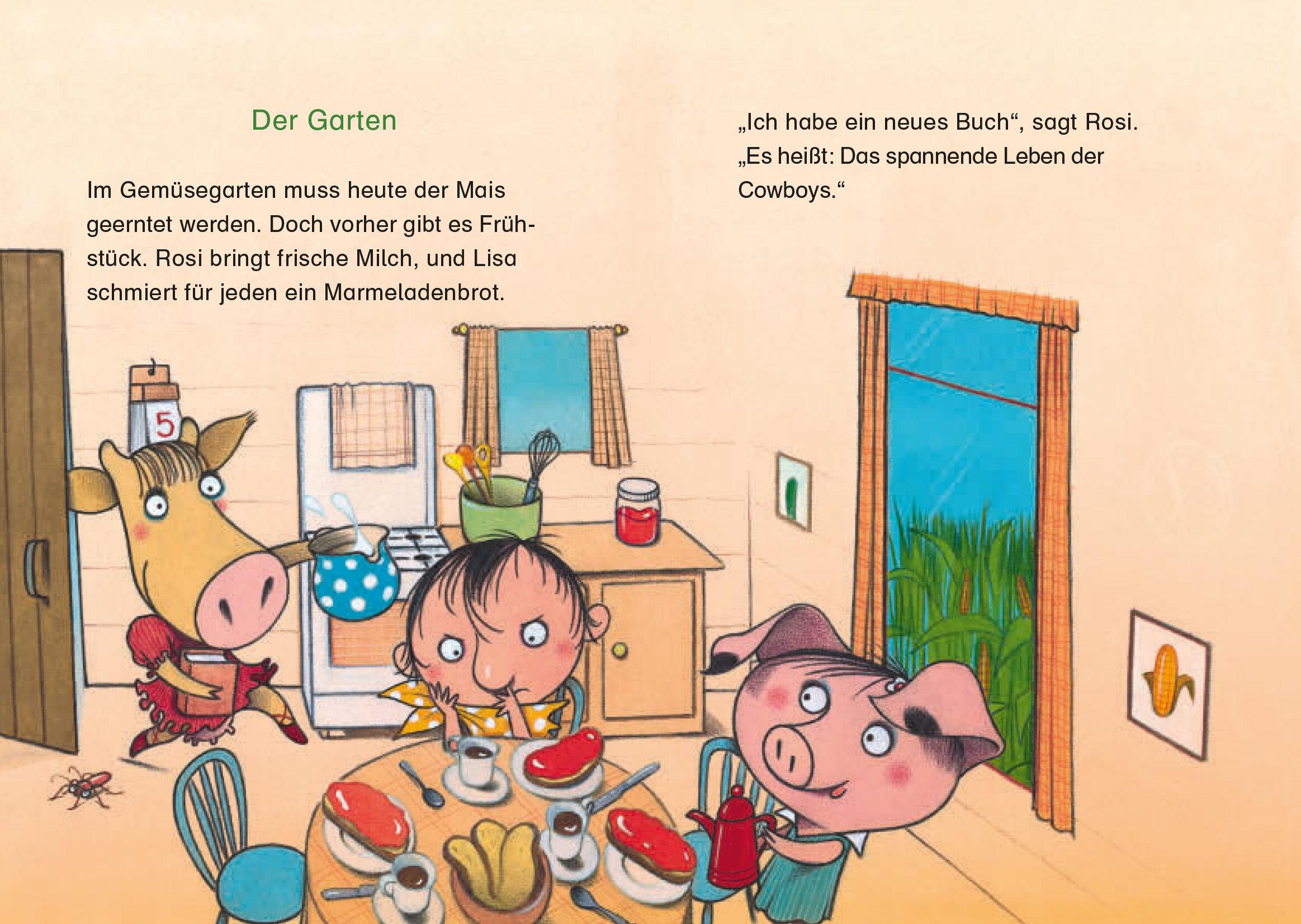 Beispielinhalt (Bild) Cowboy Klaus und das pupsende Pony