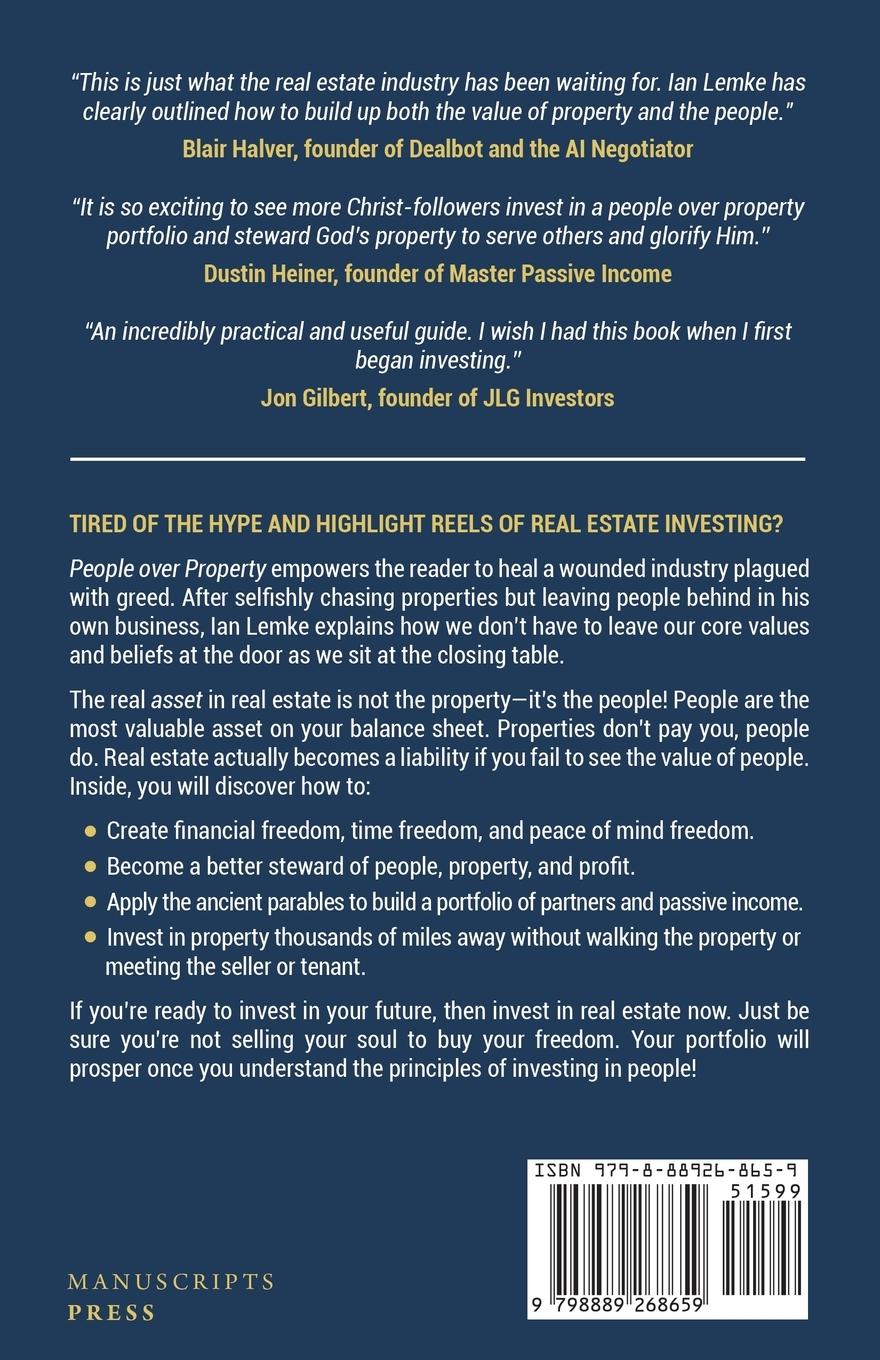 Rückseitencover People Over Property