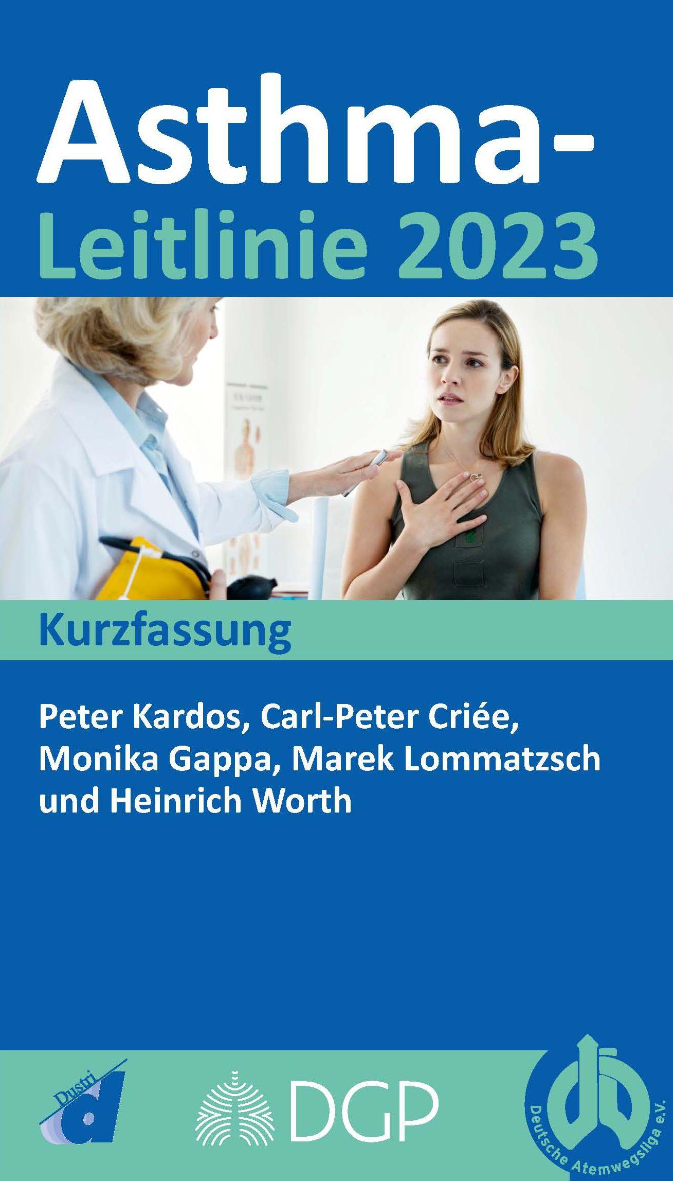 Vorderes Coverbild Asthma-Leitlinie 2023