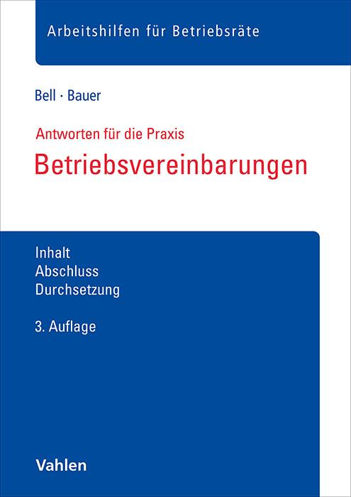 Vorderes Coverbild Betriebsvereinbarungen