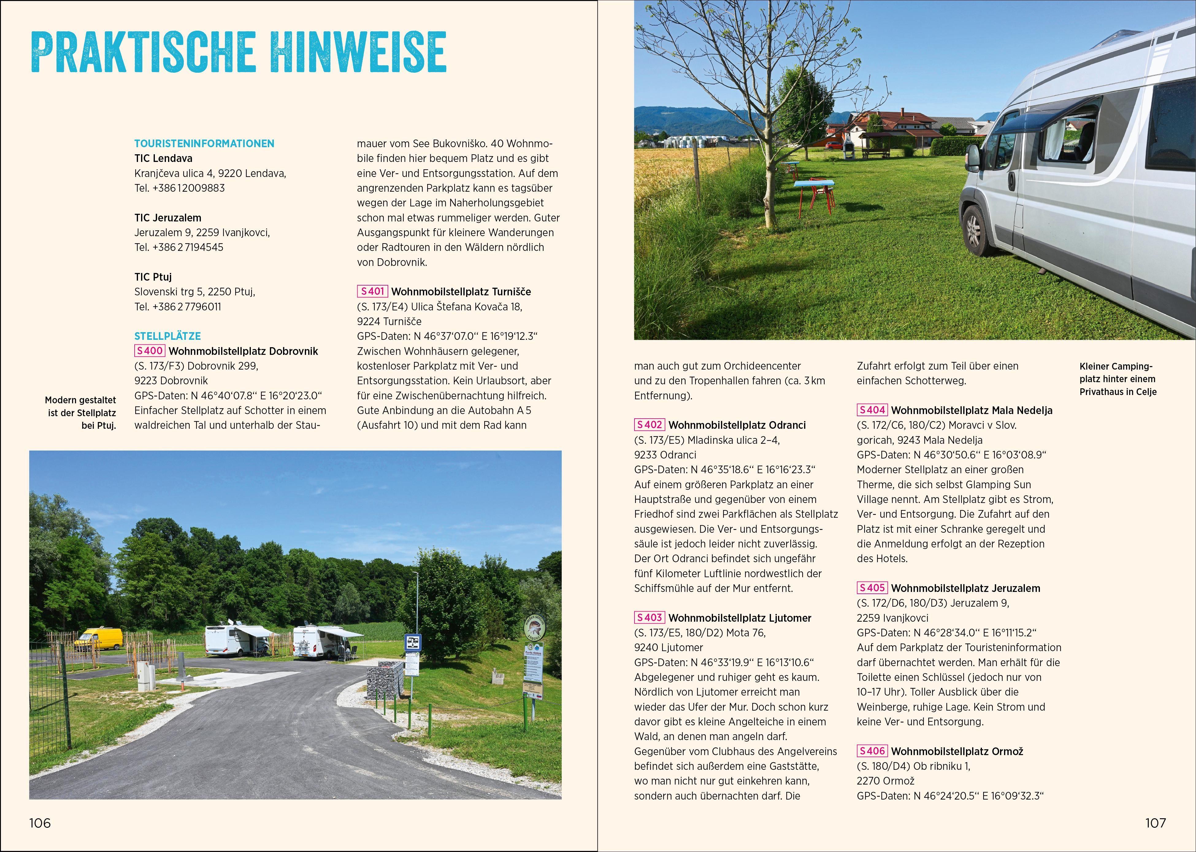 Beispielinhalt (Bild) Slowenien mit dem Wohnmobil
