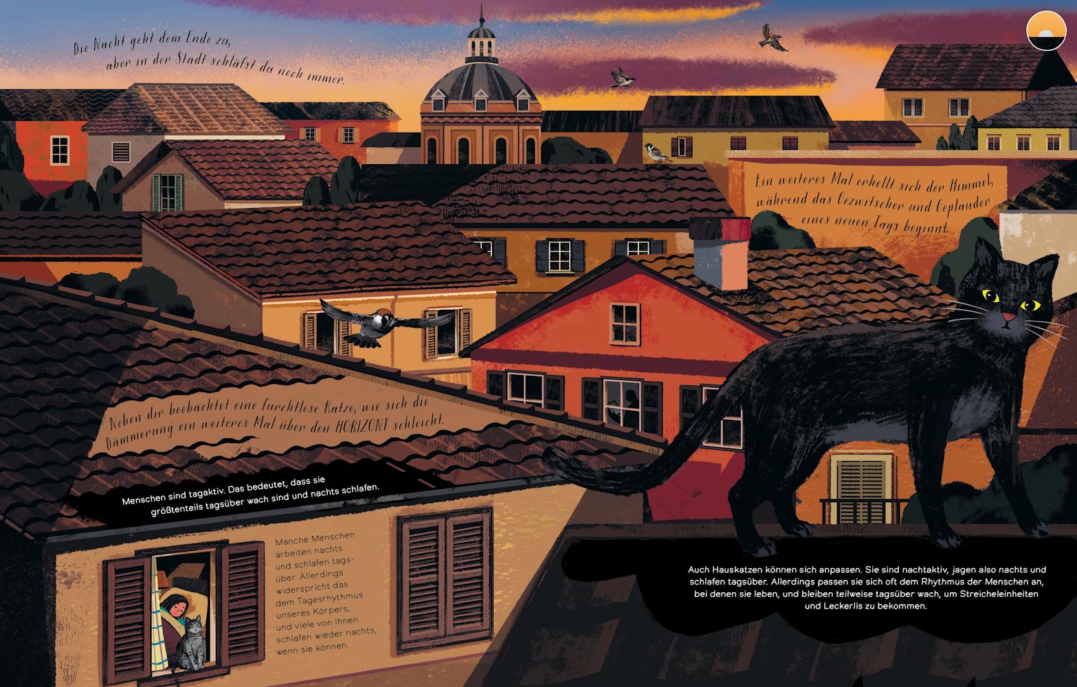 Beispielinhalt (Bild) Tag und Nacht