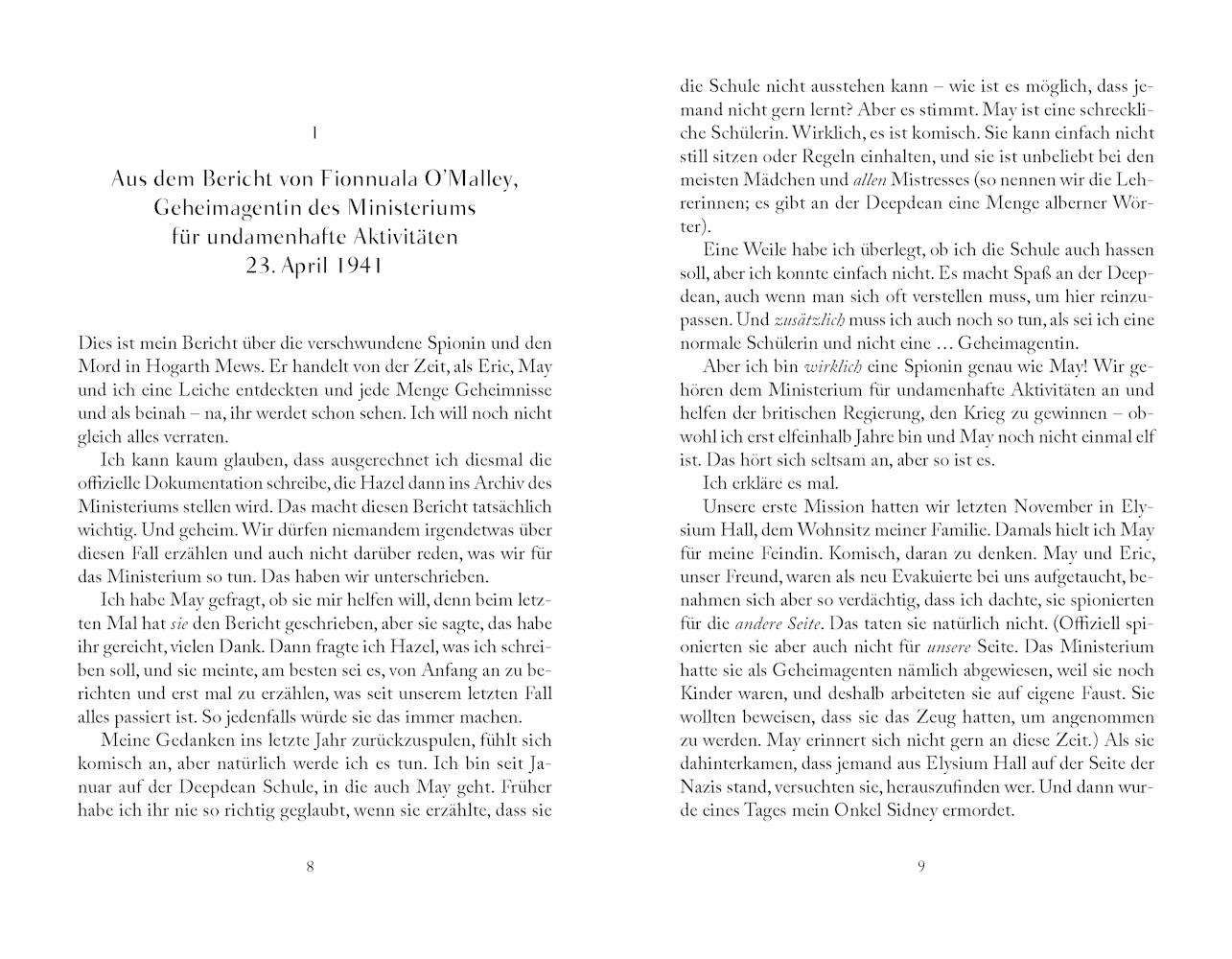 Beispielinhalt (Bild) Tote spionieren nicht