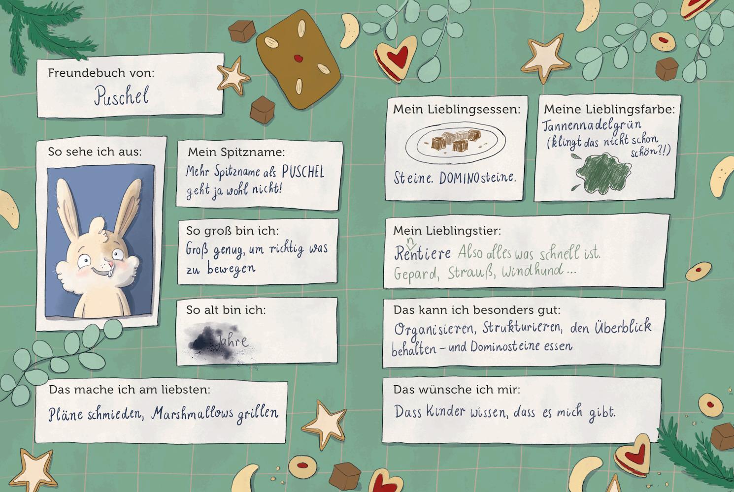 Beispielinhalt (Bild) Puschel packt aus!