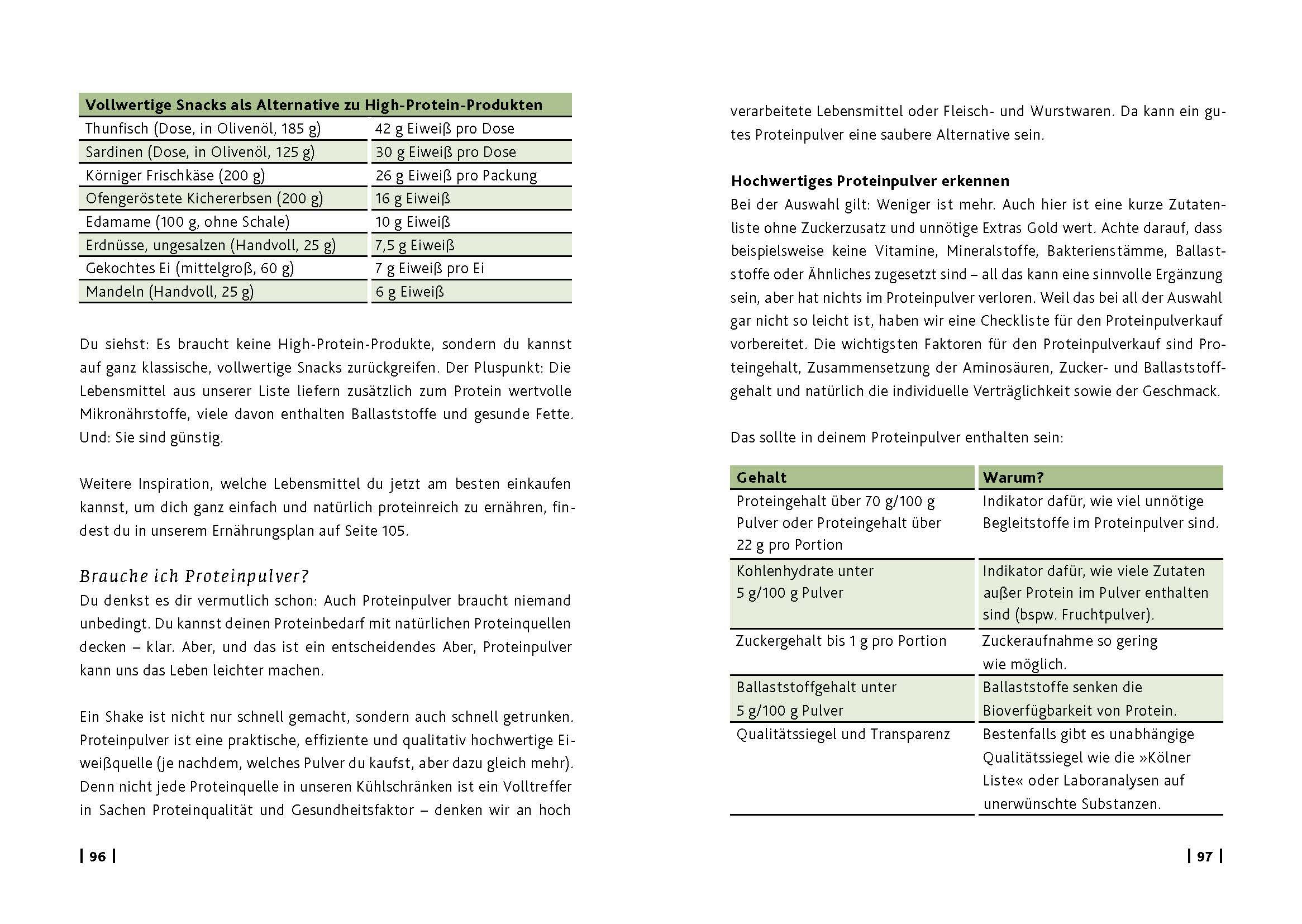 Beispielinhalt (Bild) Eingetaucht: Proteine