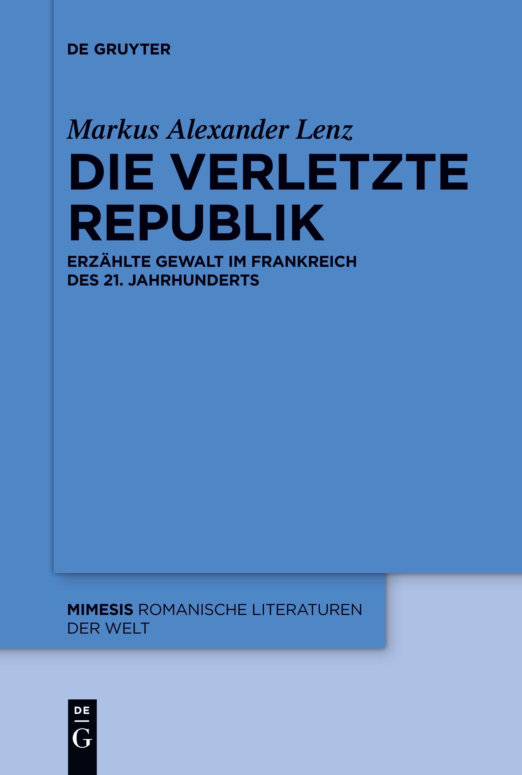 Vorderes Coverbild Die verletzte Republik