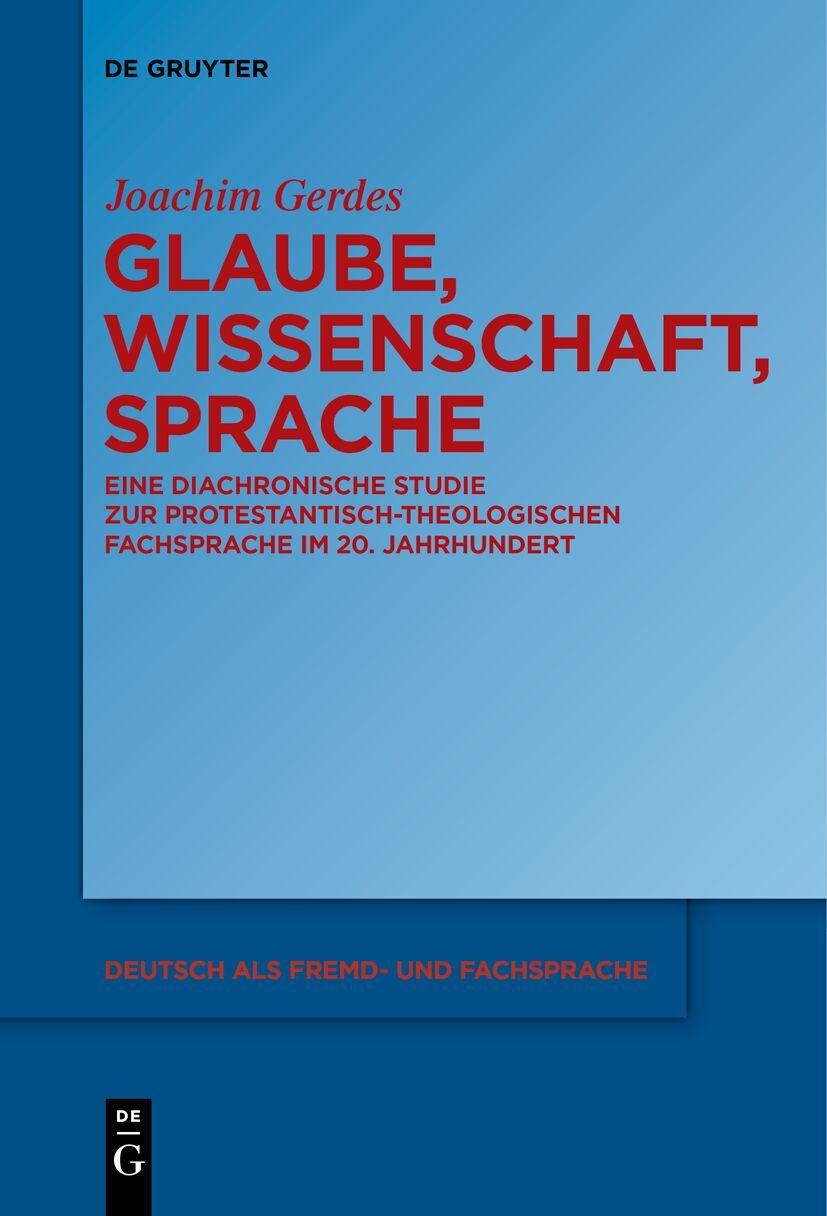 Vorderes Coverbild Glaube, Wissenschaft, Sprache