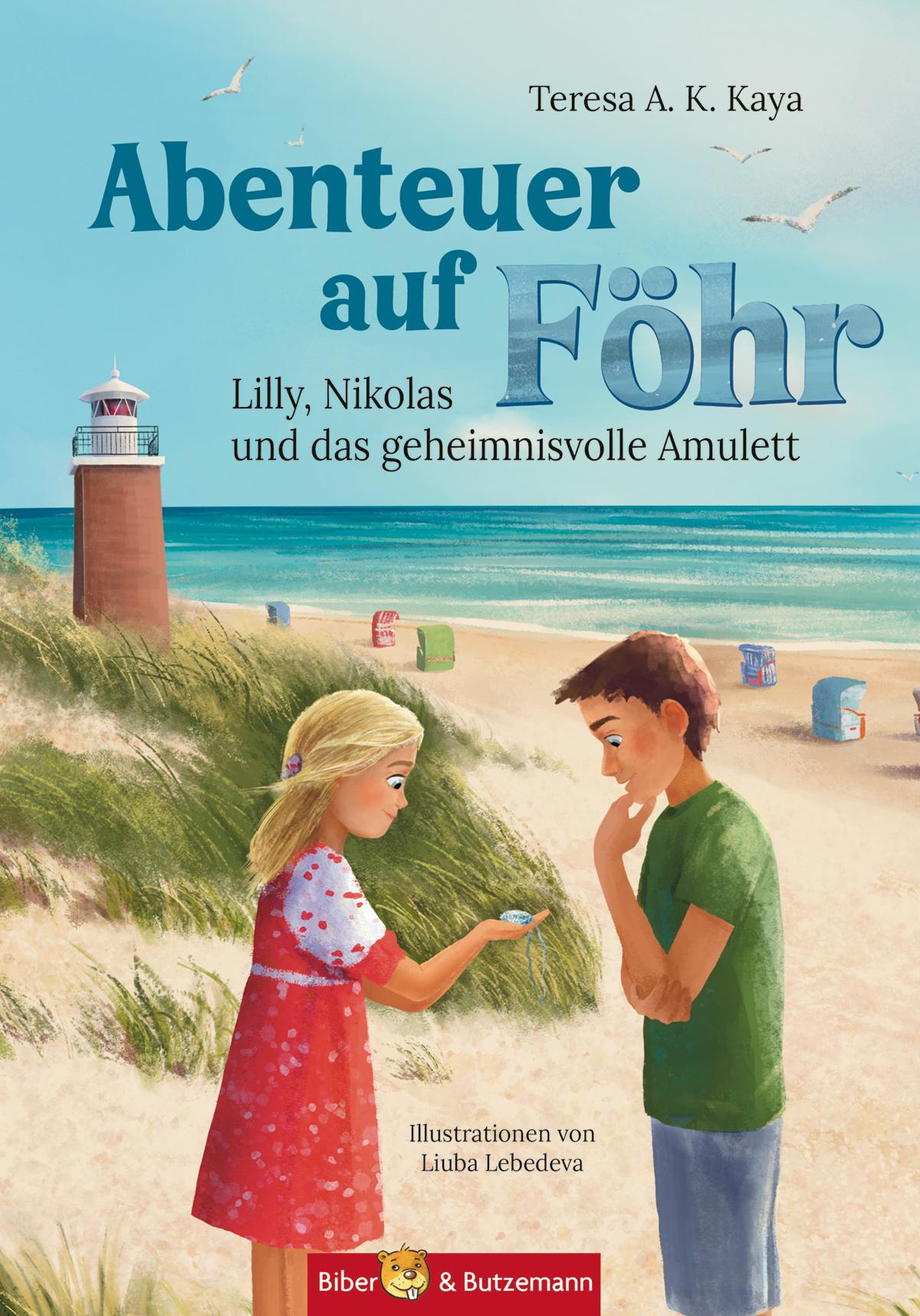 Vorderes Coverbild Abenteuer auf Föhr - Lilly, Nikolas und das geheimnisvolle Amulett
