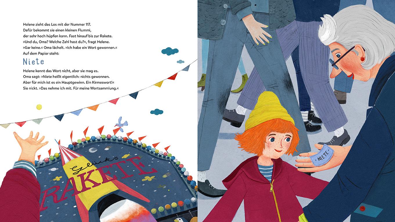 Beispielinhalt (Bild) Die zauberhafte Wortverlosung