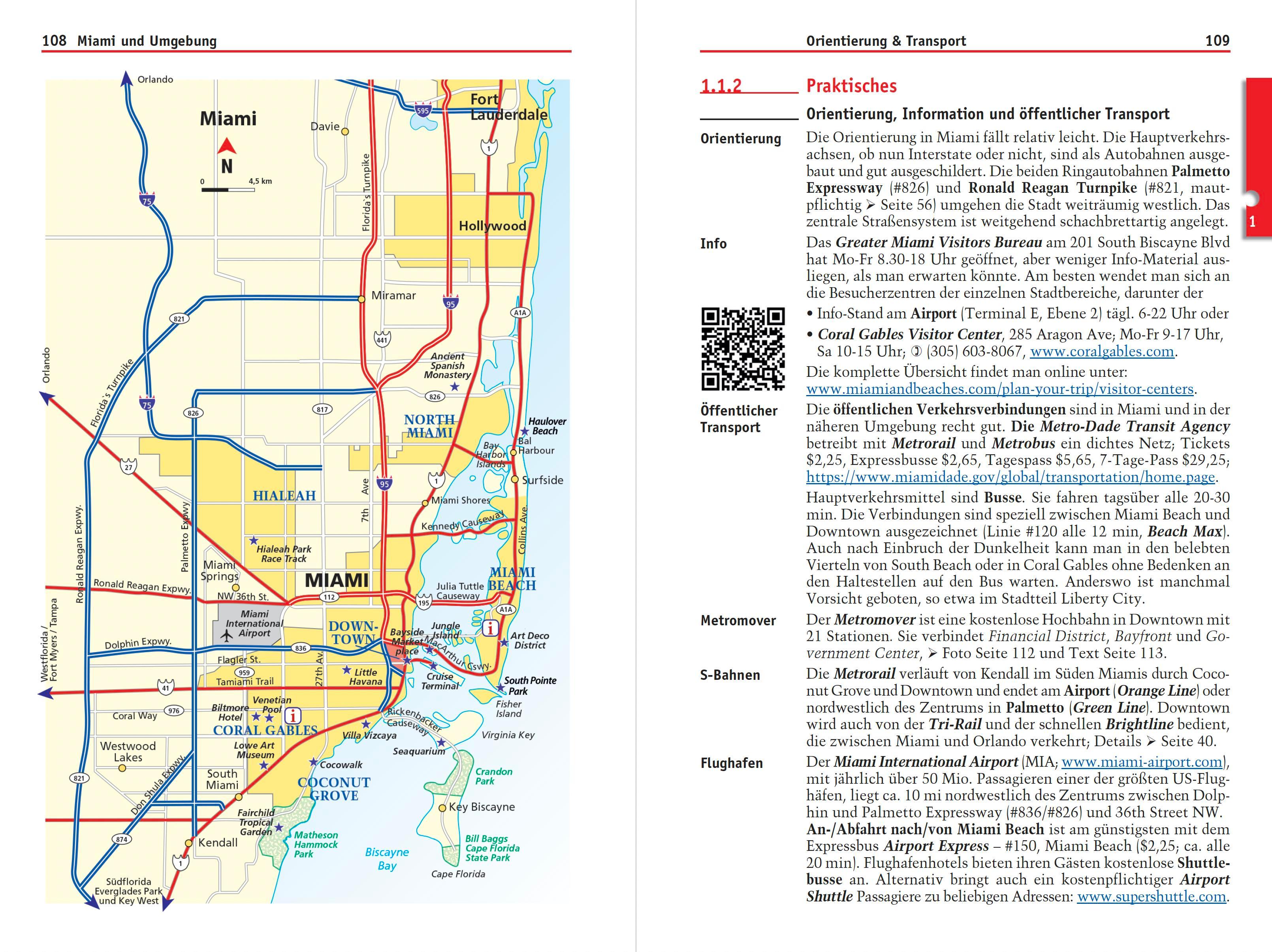 Beispielinhalt (Bild) Reise Know-How Reiseführer Florida mit New Orleans