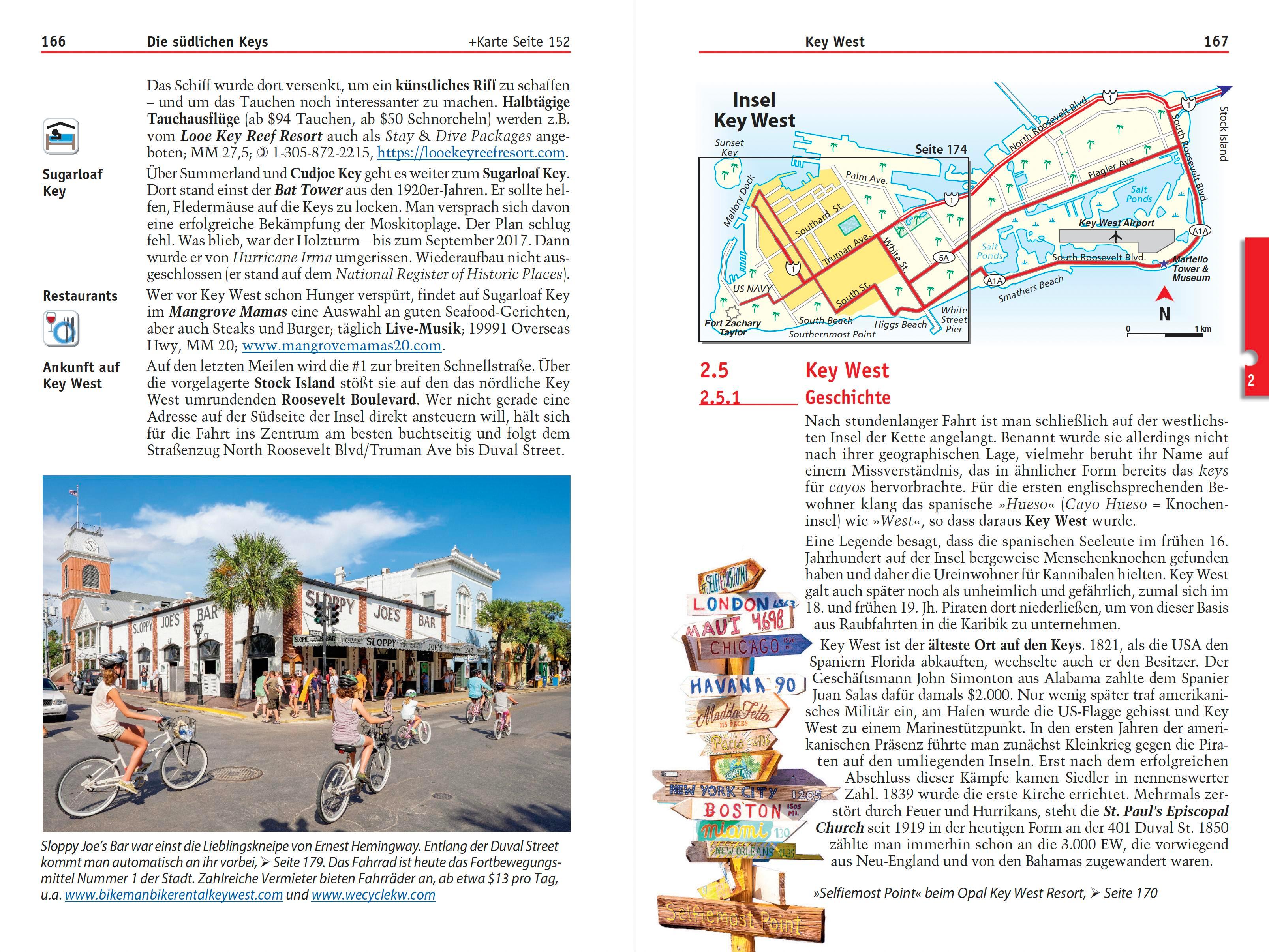 Beispielinhalt (Bild) Reise Know-How Reiseführer Florida mit New Orleans