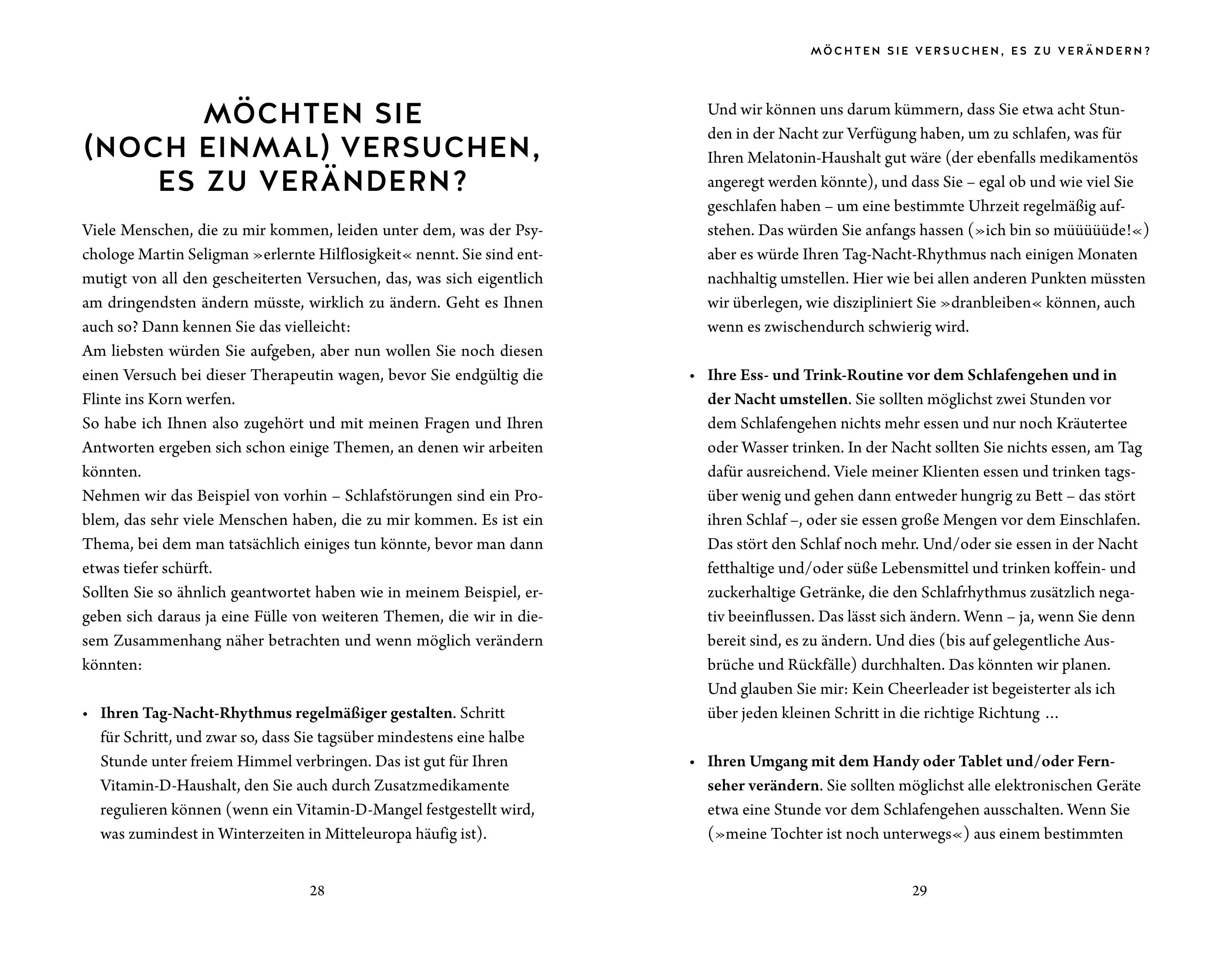 Beispielinhalt (Bild) Möchten Sie mit mir darüber sprechen?