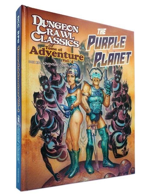 Vorderes Coverbild DCC RPG Tome of Adventure Volume 4: The Purple Planet
