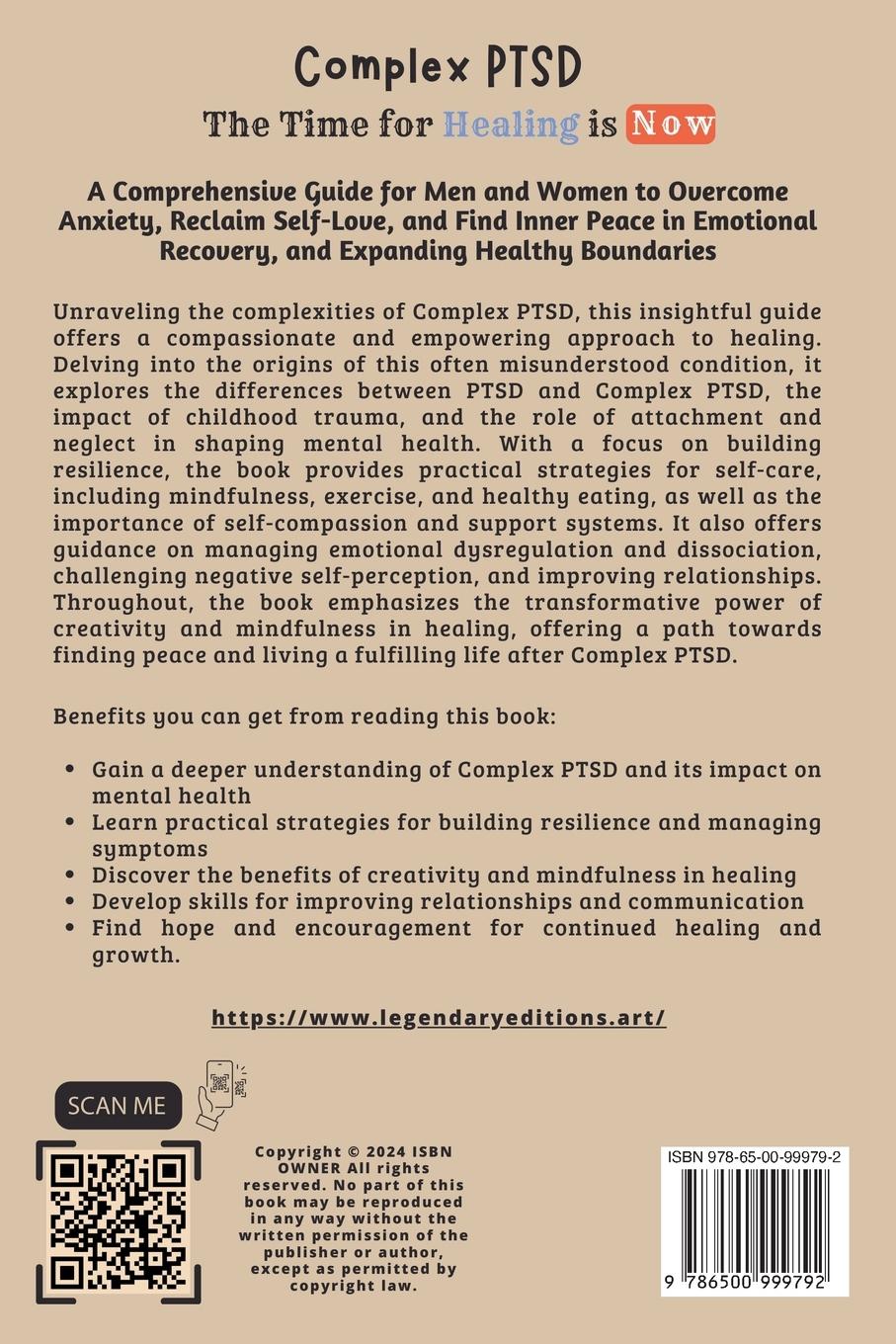 Rückseitencover Complex PTSD - The Time for Healing is Now