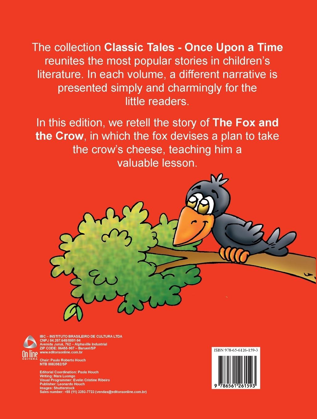 Rückseitencover Classic Tales Once Upon a Time - The Fox and the Crow