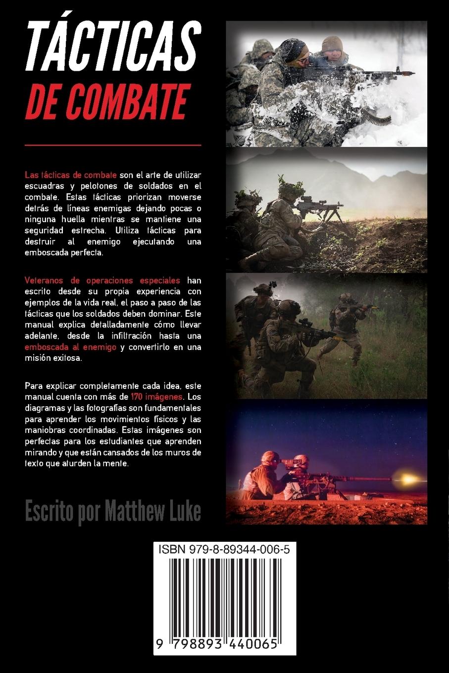 Rückseitencover Tácticas de combate