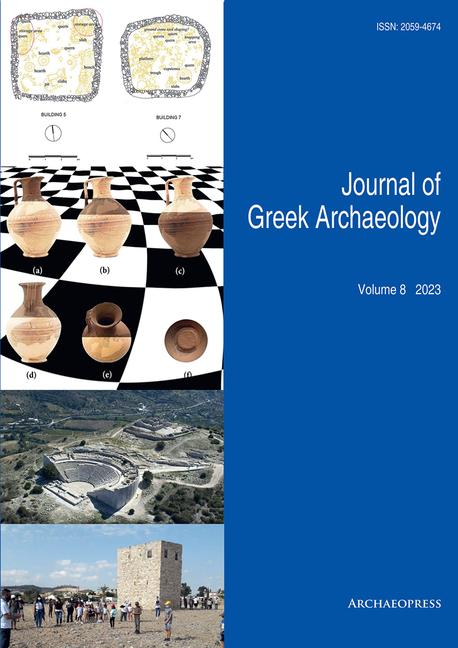 Vorderes Coverbild Journal of Greek Archaeology Volume 8 2023