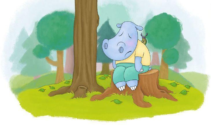 Beispielinhalt (Bild) Hippo rettet den Wald