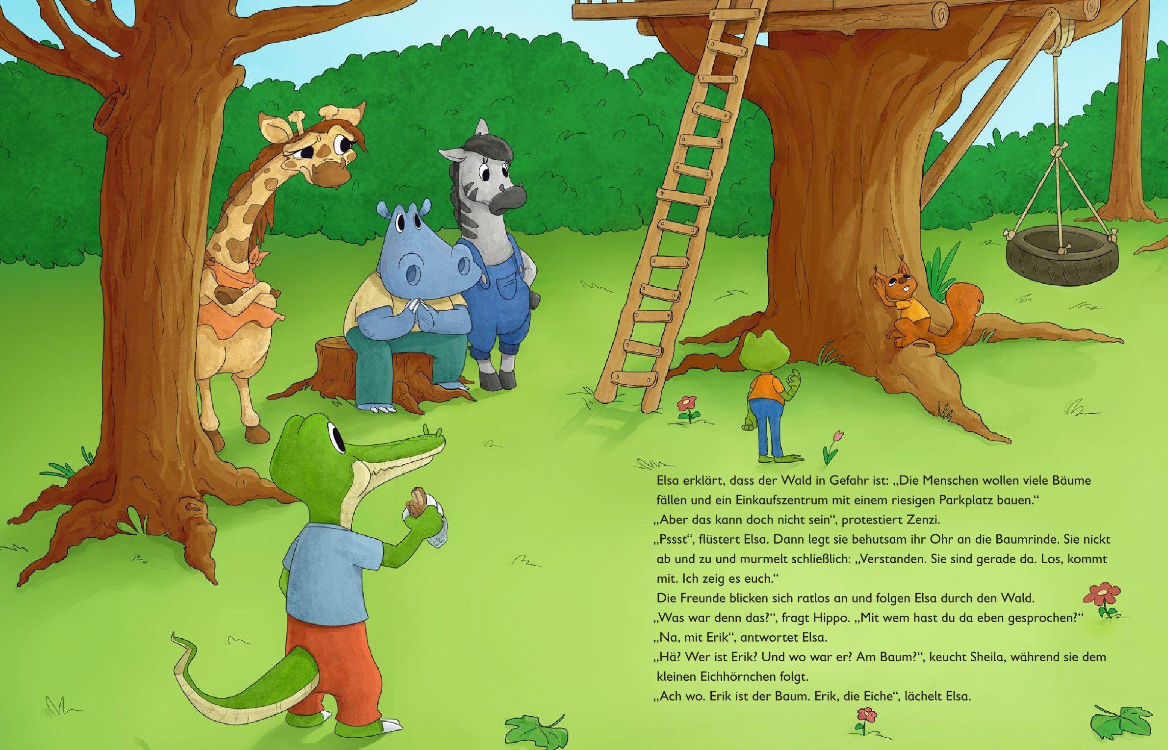 Beispielinhalt (Bild) Hippo rettet den Wald