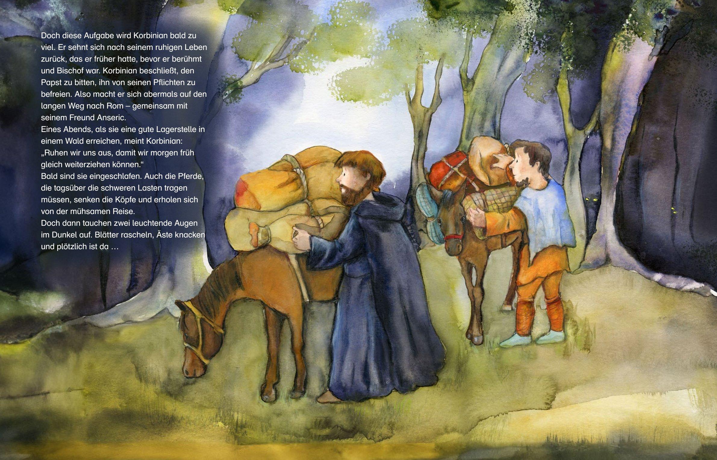 Beispielinhalt (Bild) Korbinian und der Bär