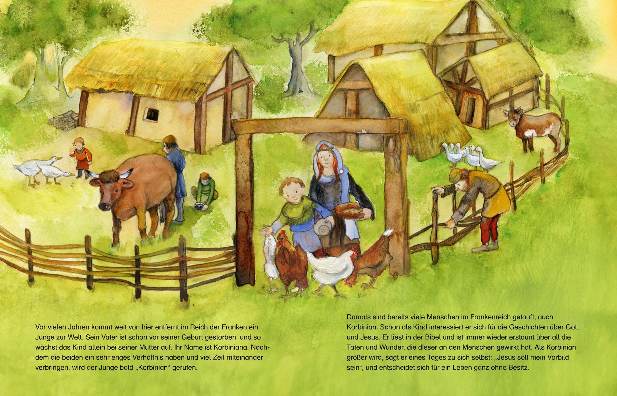 Beispielinhalt (Bild) Korbinian und der Bär