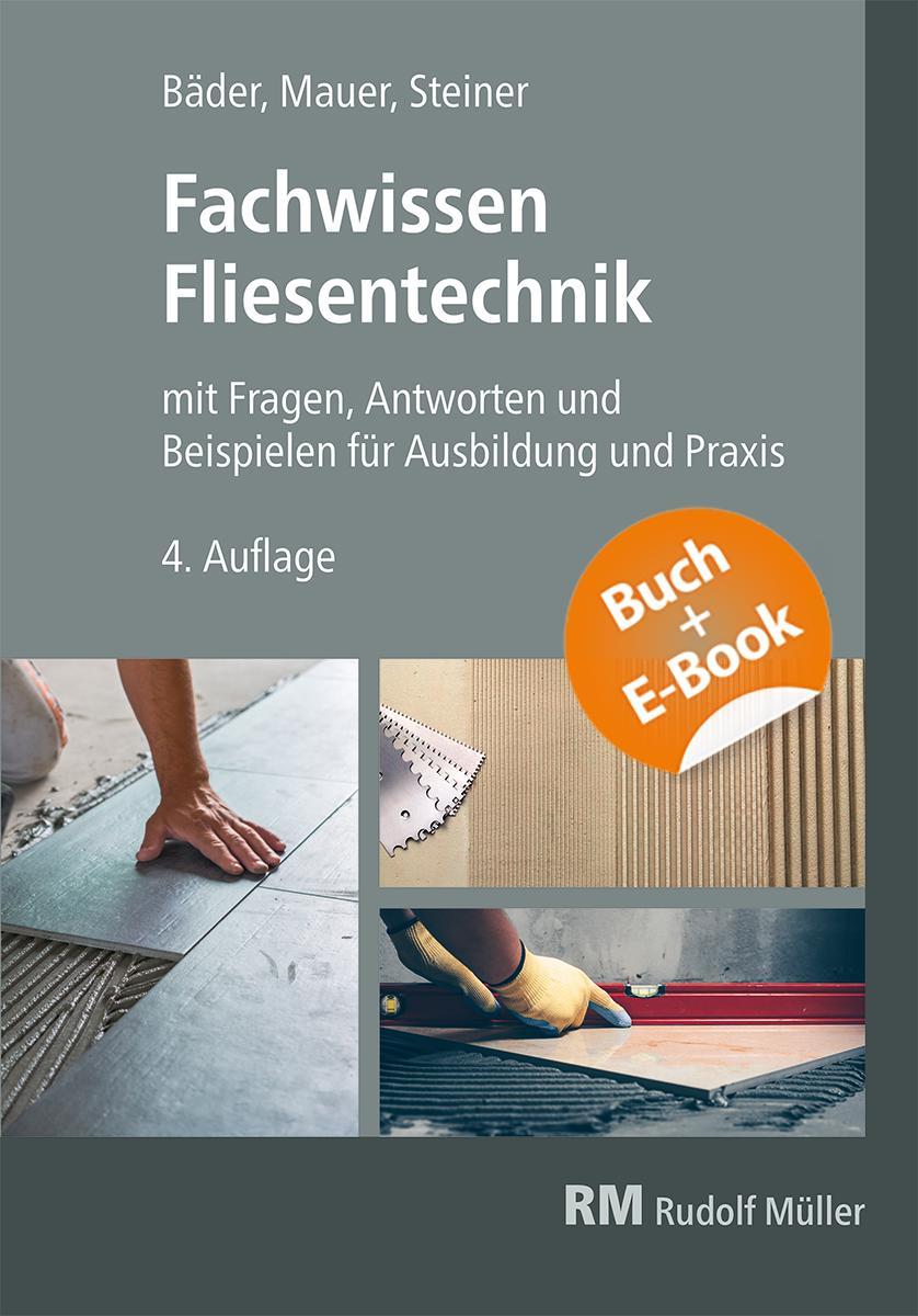 Vorderes Coverbild Fachwissen Fliesentechnik-mit E-Book