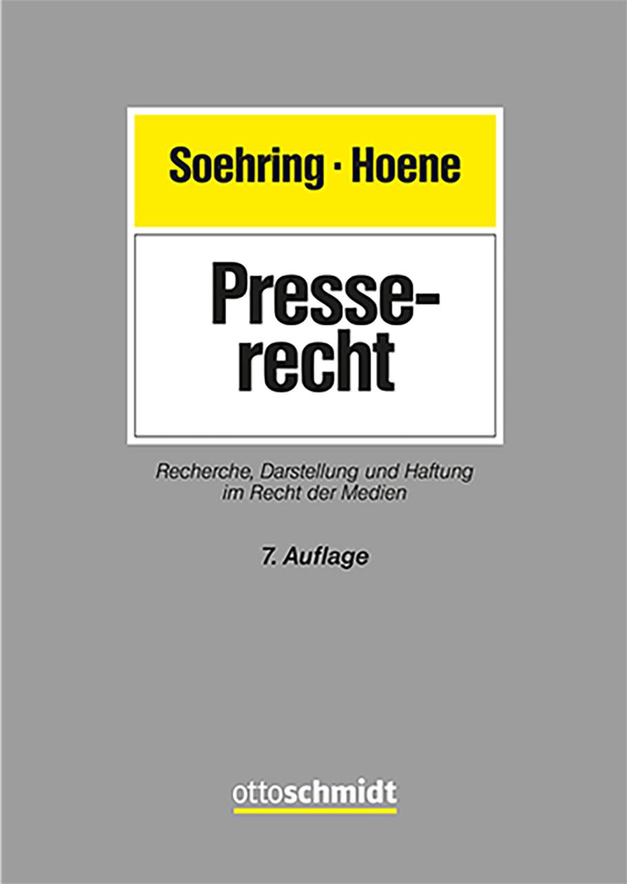 Vorderes Coverbild Presserecht