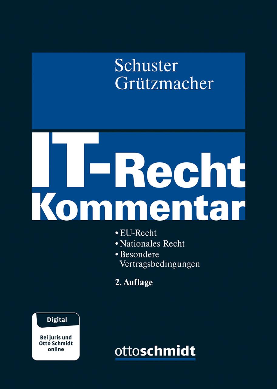 Vorderes Coverbild IT-Recht Kommentar