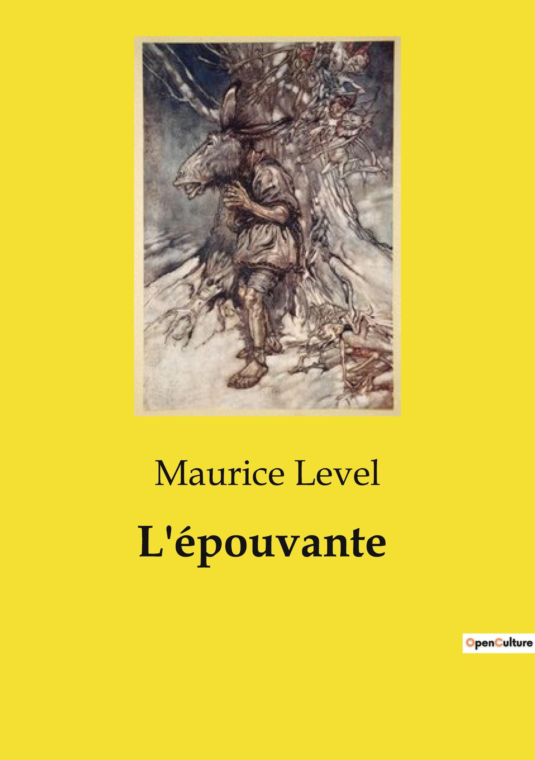 Vorderes Coverbild L'épouvante