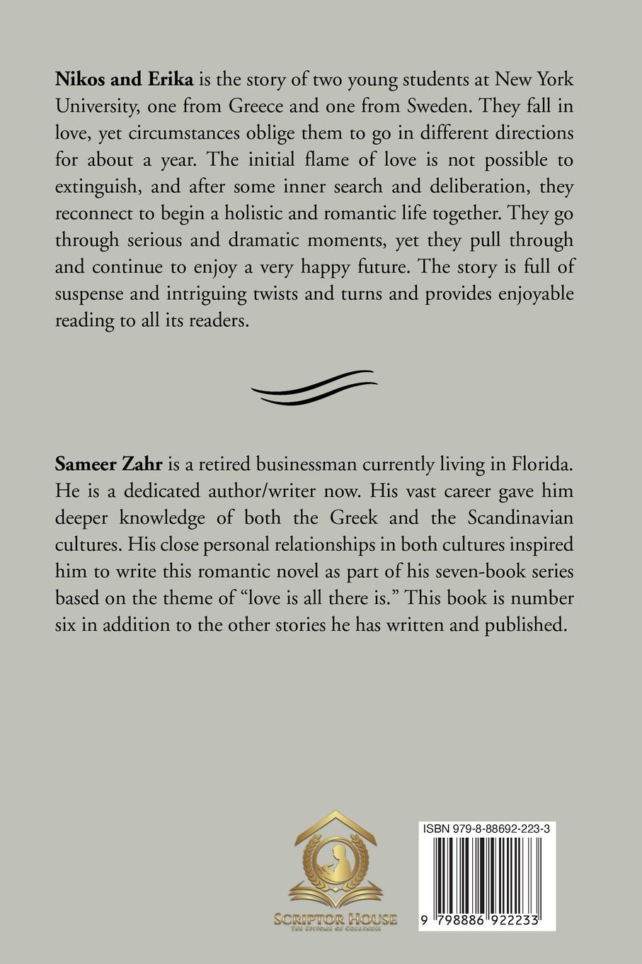 Rückseitencover Nikos and Erika