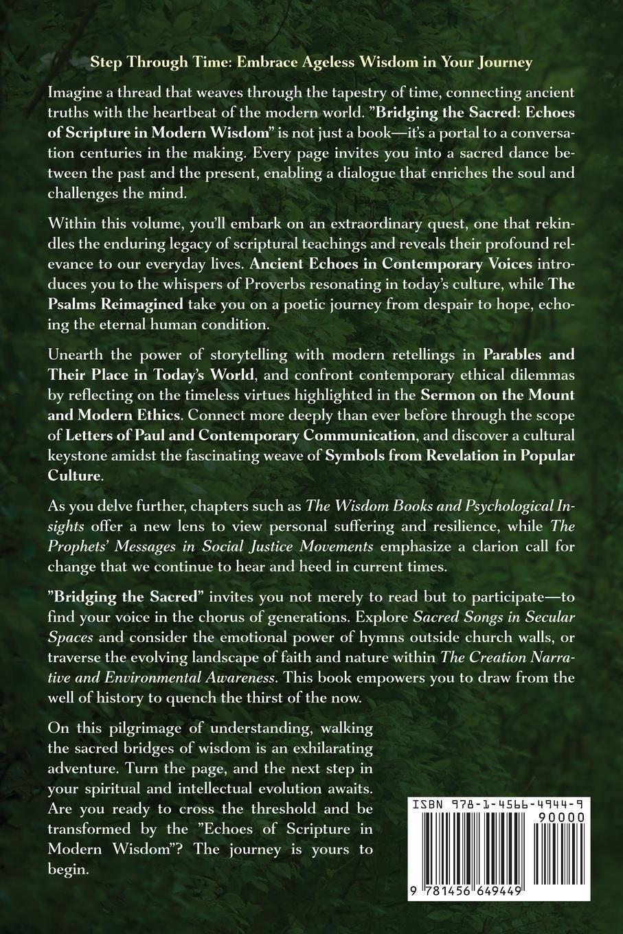 Rückseitencover Bridging the Sacred