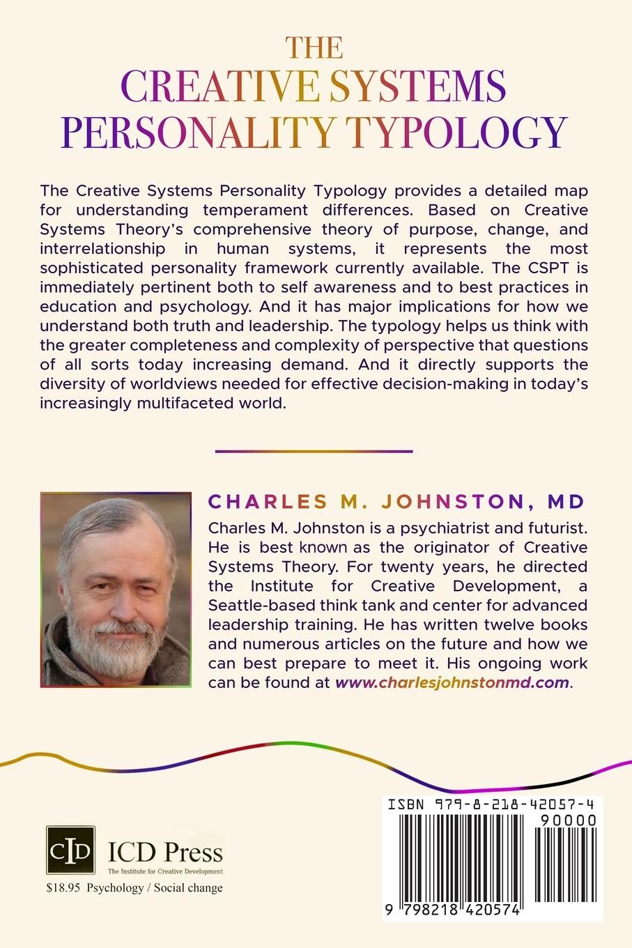 Rückseitencover The Creative Systems Personality Typology