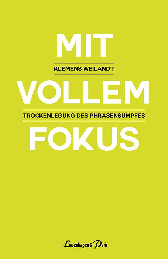 Vorderes Coverbild Mit vollem Fokus