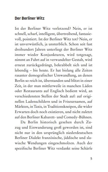 Beispielinhalt (Bild) Berliner Witz
