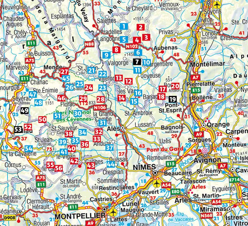 Beispielinhalt (Bild) Cevennen - Ardèche