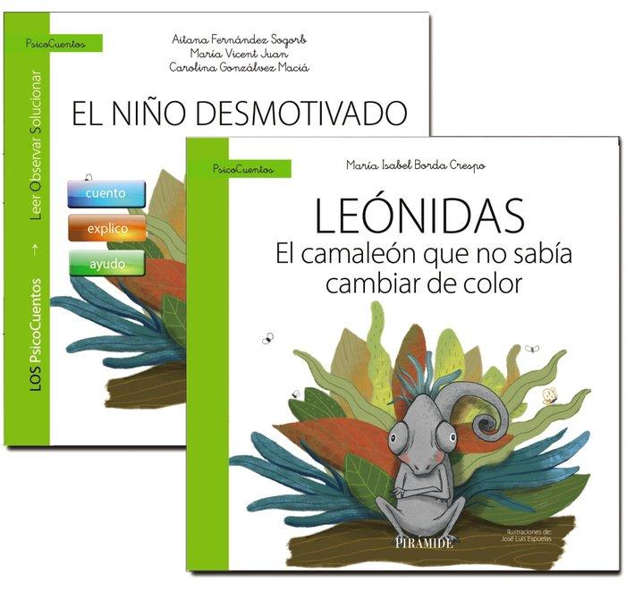 Vorderes Coverbild Guía: El niño desmotivado + Cuento: Leónidas. El camaleón que no sabía cambiar de color