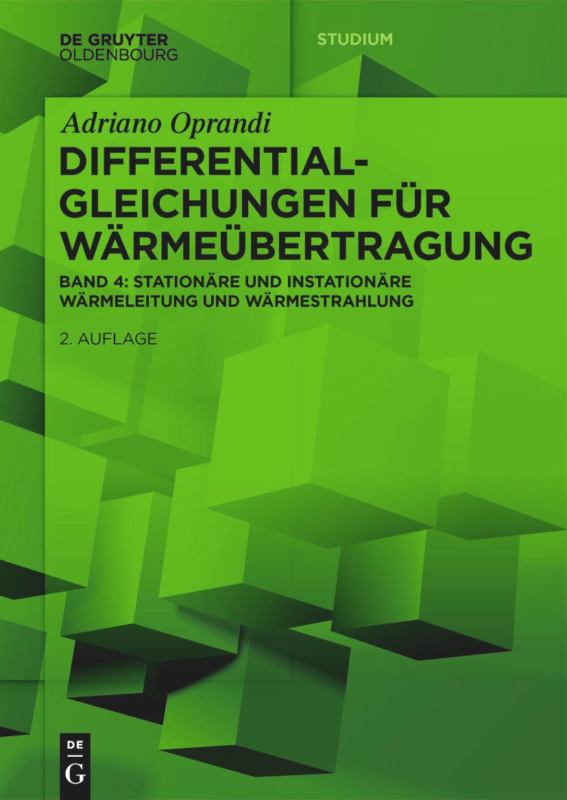 Vorderes Coverbild Differentialgleichungen für Wärmeübertragung