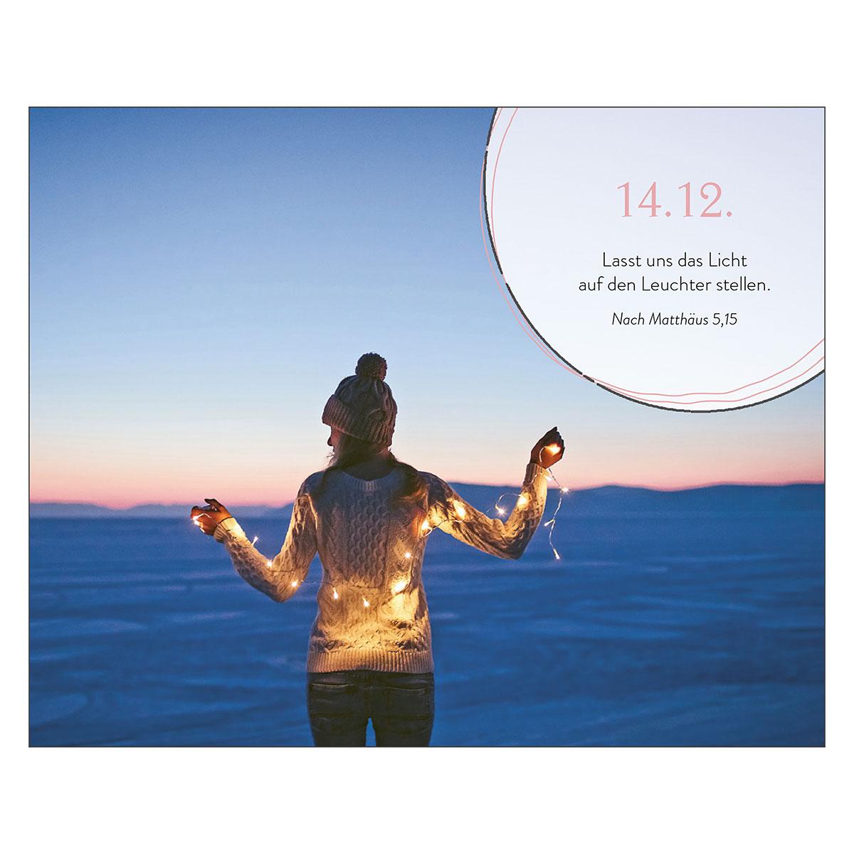 Beispielinhalt (Bild) ADVENTfasten