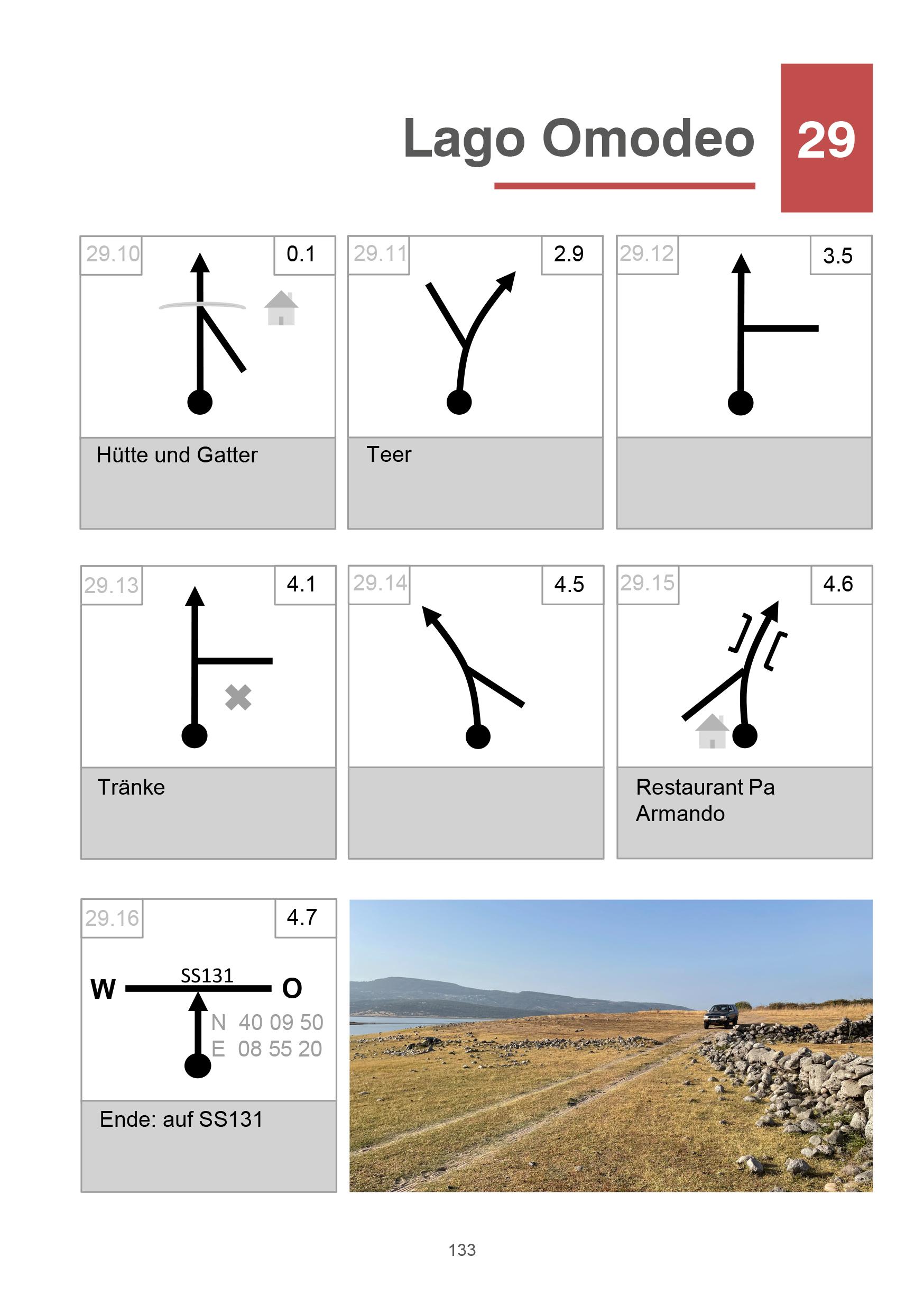 Beispielinhalt (Bild) Trackbook Sardinien 4. Auflage