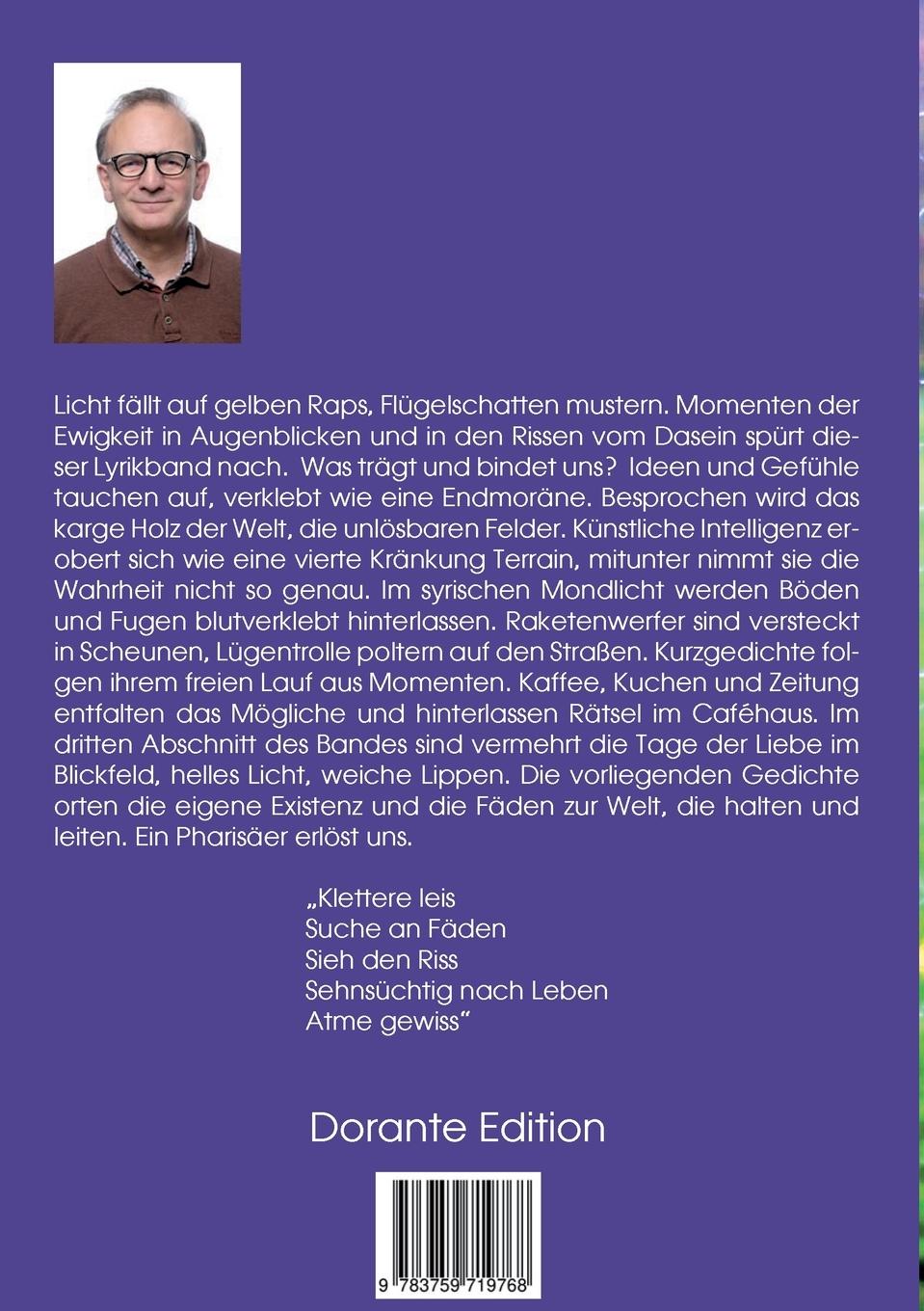 Rückseitencover Fäden zur Welt