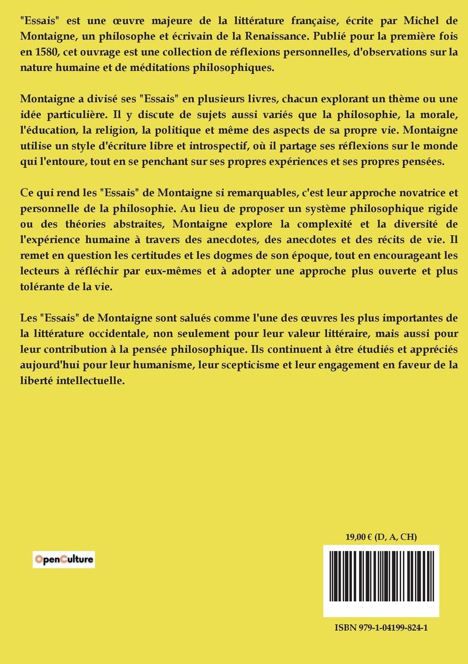 Rückseitencover Essais