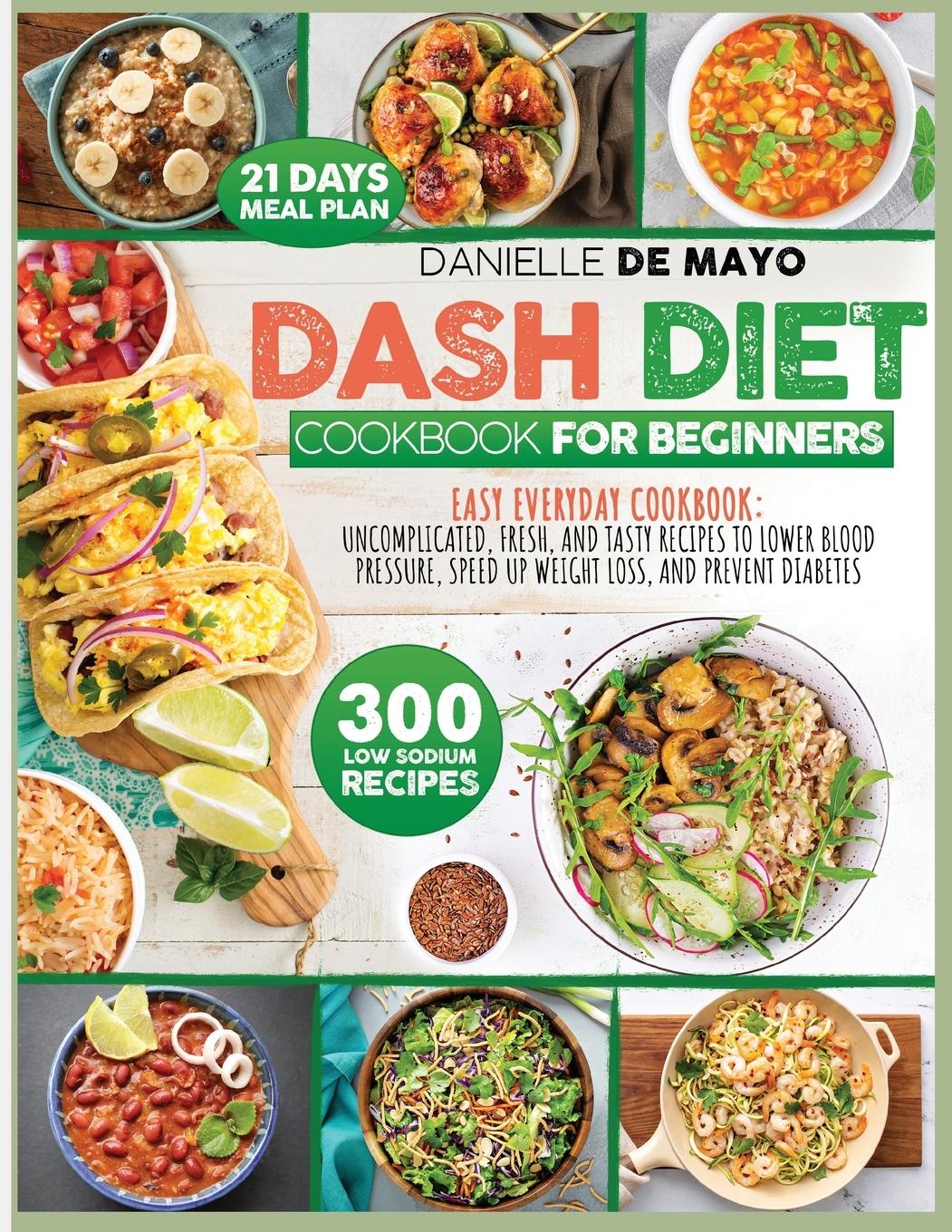 Vorderes Coverbild DASH DIET COOKBOOK FOR BEGINNERS