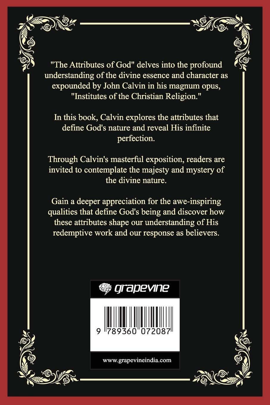 Rückseitencover The Attributes of God