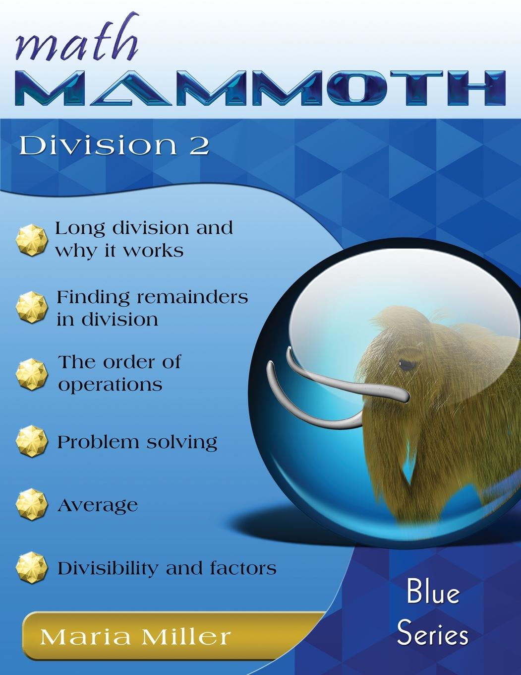 Vorderes Coverbild Math Mammoth Division 2