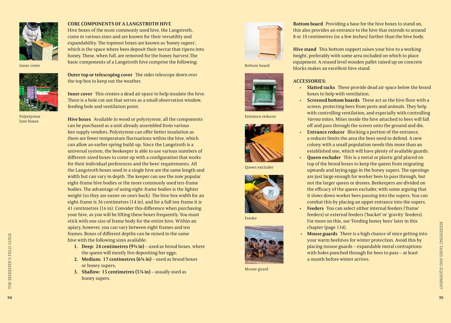 Beispielinhalt (Bild) The Beekeeper's Field Guide